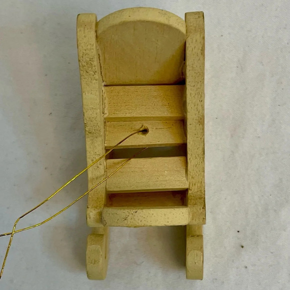 Vintage Russ Country Antique Ornaments Wooden Sleigh Style # BX 2056. - Picture 9 of 10